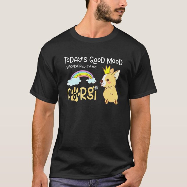 Camiseta Corgi Travieso Corgi Para Chicas (Anverso)