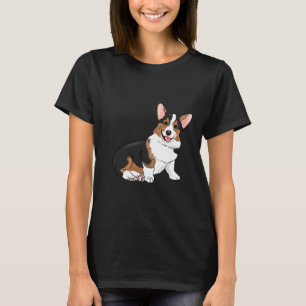 Camiseta Corgi tricolor