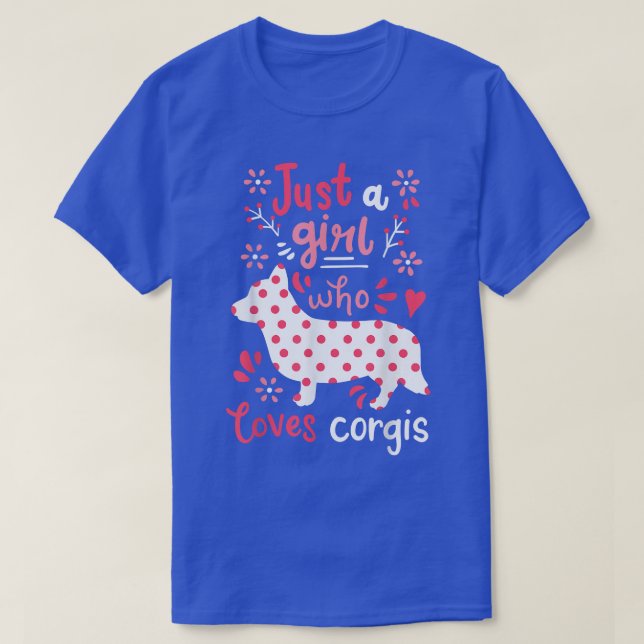 Camiseta Corgi Un Regalo De Corgis Chica  (Diseño del anverso)
