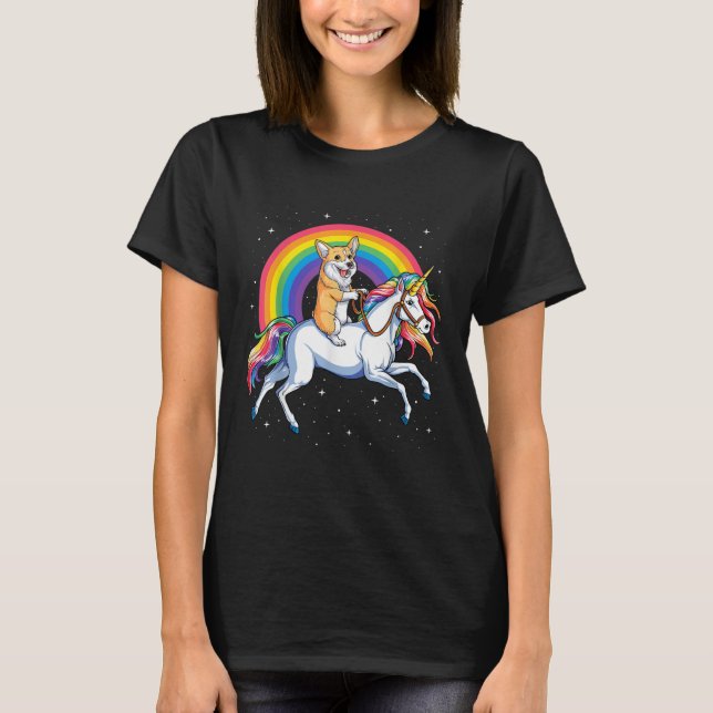Camiseta Corgi Unicorn (Anverso)