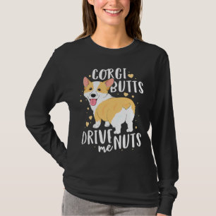 Camiseta Corgi Welsh Dog Butts Me Maneja Nube