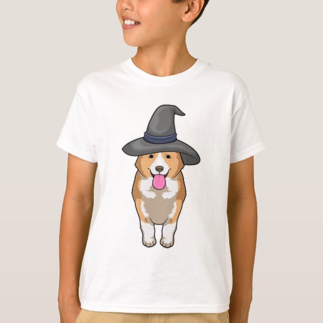 Camiseta Corgi Witch (Anverso)