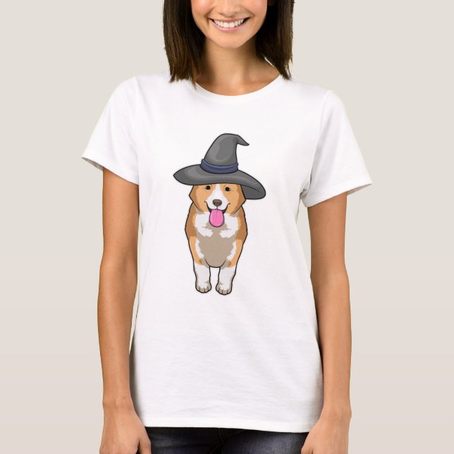 Camiseta Corgi Witch (Anverso)