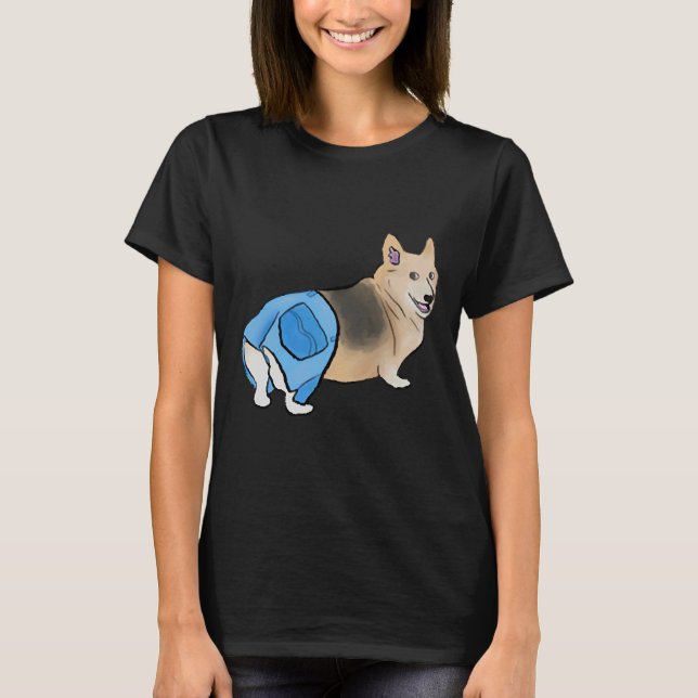 Camiseta Corgi With Pants (Anverso)