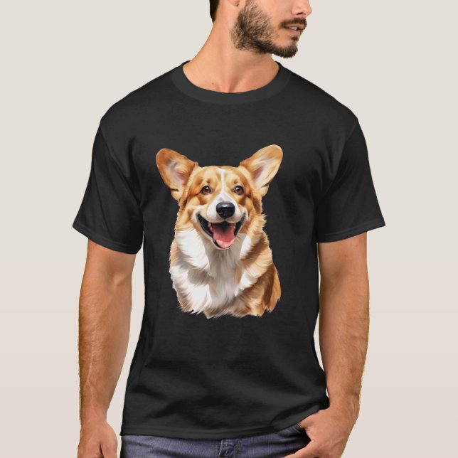 Camiseta Corgi x Pembroke Welsh Corgi Dog (Anverso)