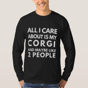 Camiseta Corgi Y Gente