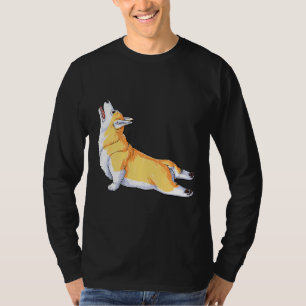 Camiseta Corgi Yoga Women Namaste Spiritual Meditation Chak