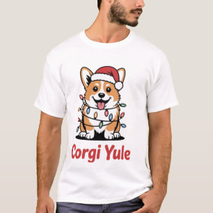 Camiseta Corgi Yule Divertido Navidad Kawaii Amante de los
