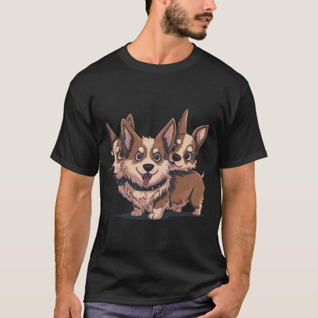 Camiseta Corgiberus - The Sweet Guardian (Anverso)
