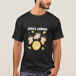 Camiseta Corgis espaciales Pembroke Welsh Corgi