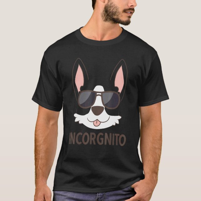 Camiseta Corgis Incógnito  Perros Corgi Castigo (Anverso)