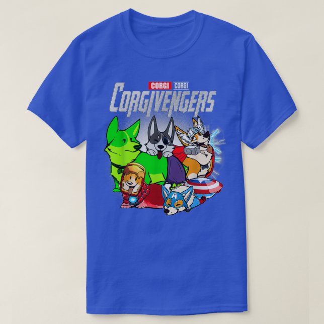 Camiseta Corgivengers Funny Dog Corgi Gift (Diseño del anverso)