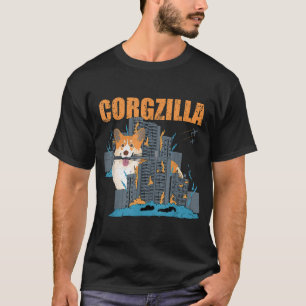 Camiseta Corgzilla Funny Pembroke Welsh Corgi Mascota Perro