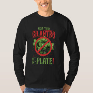 Camiseta Cori Funny Food Cilantro Hater Coriander
