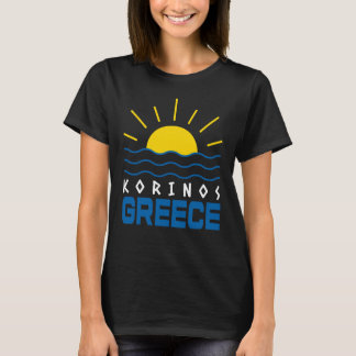 Camiseta Corinos Grecia Sunshine and Sea Waves Women's