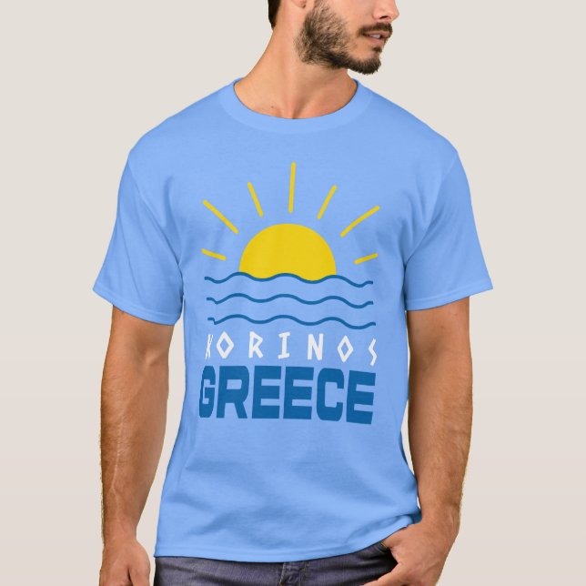 Camiseta Corinos Sunshine and Sea's Blue (Anverso)
