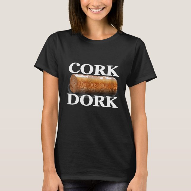 Camiseta Cork Dork Awesome Novedad (Anverso)