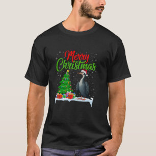 Camiseta Cormorant Árbol de Navidad enciende divertida Navi