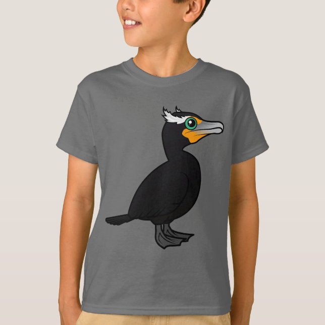Camiseta Cormorant Birdorable de doble cresta (Anverso)