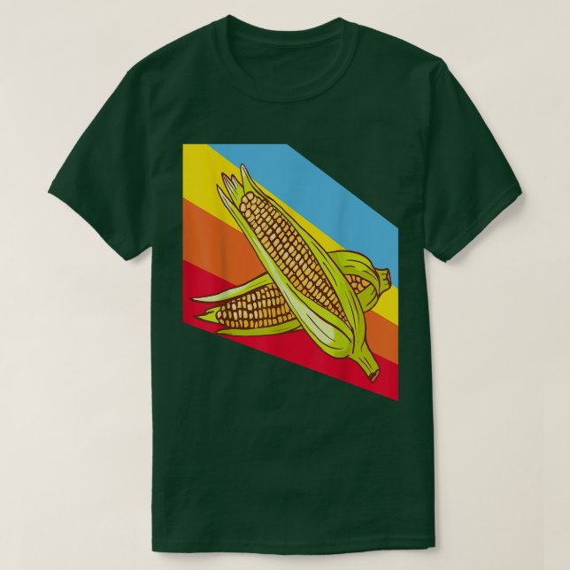 Camiseta Corn Corncob Maíz Vegetales Comida Vegetaria Veget (Diseño del anverso)