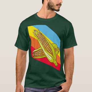 Camiseta Corn Corncob Maíz Vegetales Comida Vegetaria Veget