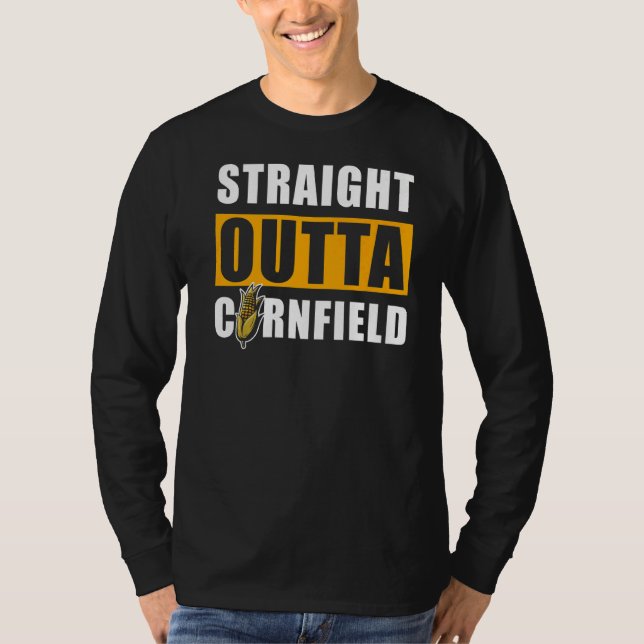 Camiseta Corn Cornfield Cornfield De Salida Directa (Anverso)