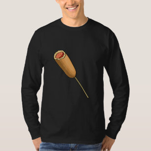 Camiseta Corn Dog Bite Sausage Love Funny Corn Dog Foodie W