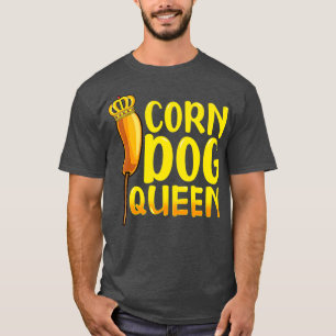 Camiseta Corn Dog    QueenFunny Corndog Hot Dog Sausage