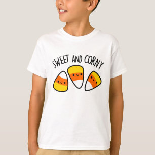 Camiseta Corn Kernels Pun Dulce Y Corny Gracioso