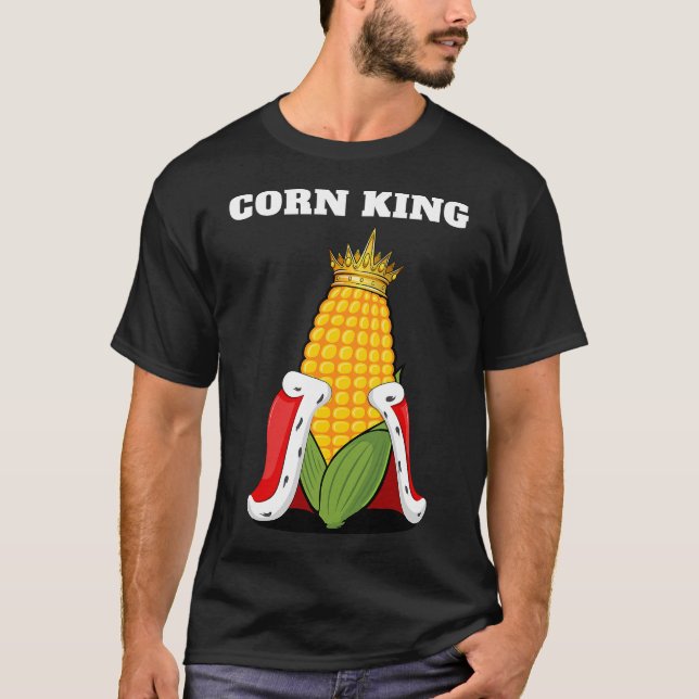 Camiseta Corn King Mens Corn Lover Shirt Sweetcorn Shirn (Anverso)