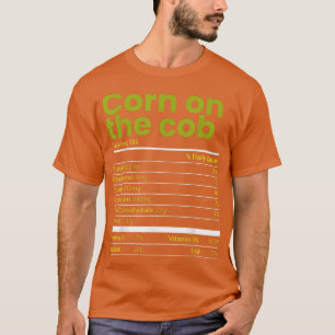 Camiseta Corn On The Cob Nutrition Facts Family Matching Ch