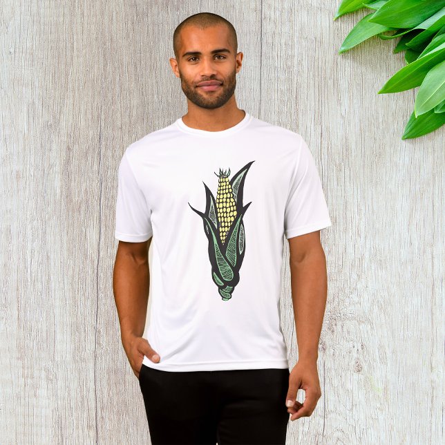 Camiseta Corn on the Cob Rustic Farmhouse Vegetable (Subido por el creador)