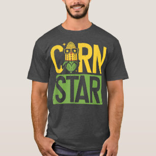 Camiseta Corn Star Funny Farmer Farming Lover 