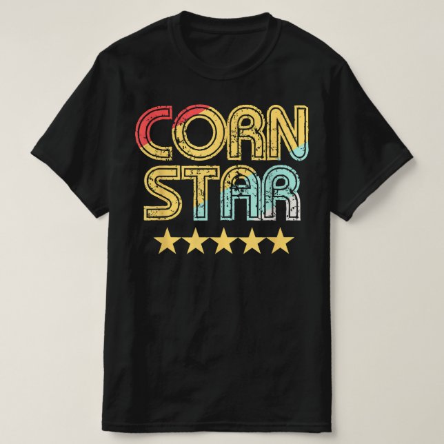 Camiseta Corn Star Team Cornhole (Diseño del anverso)