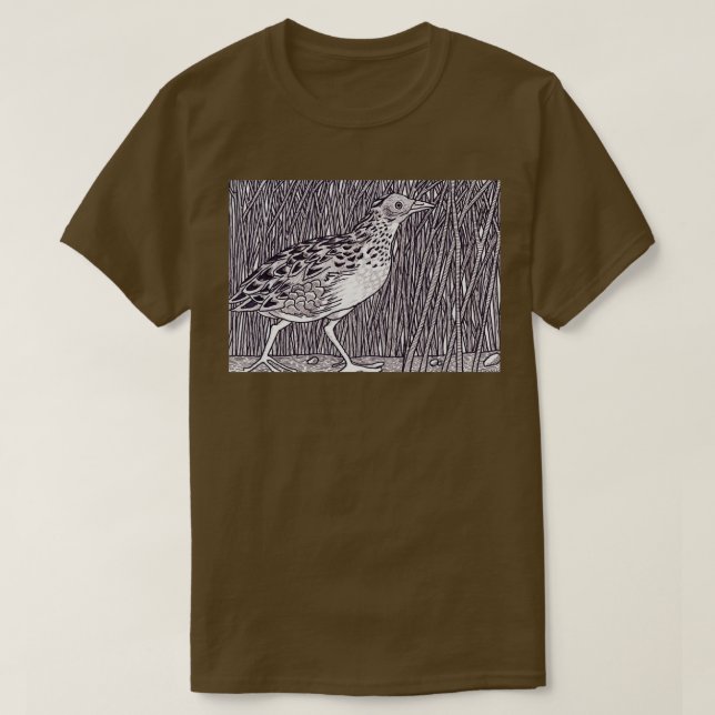 Camiseta corncrake (Diseño del anverso)