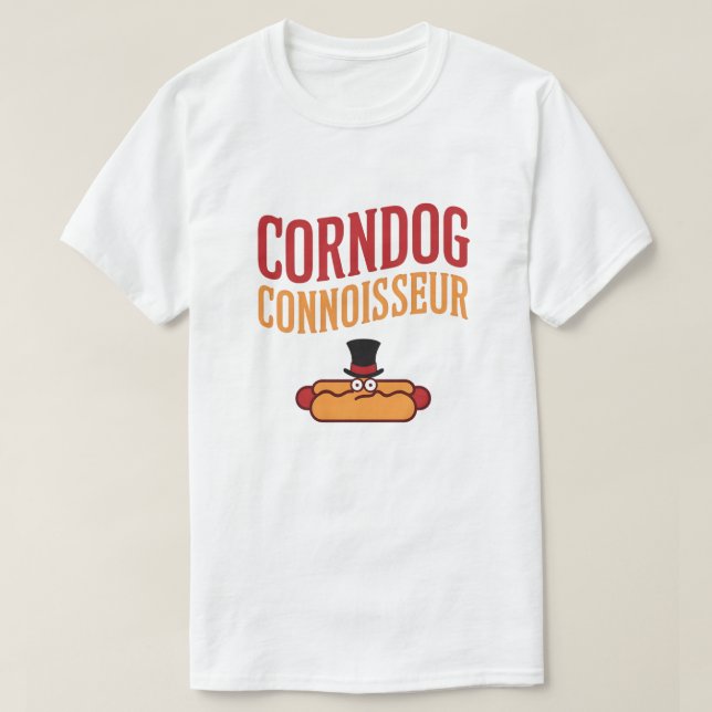 Camiseta Corndog Connoisseur (Diseño del anverso)