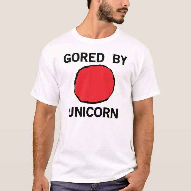 Camiseta Corneado por unicornio (Anverso)
