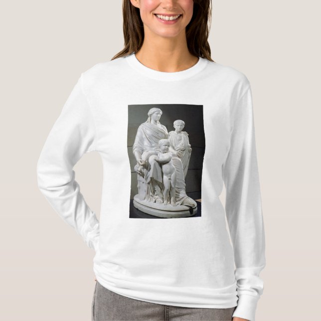 Camiseta Cornelia, madre de los dos hermanos de Gracchi (Anverso)