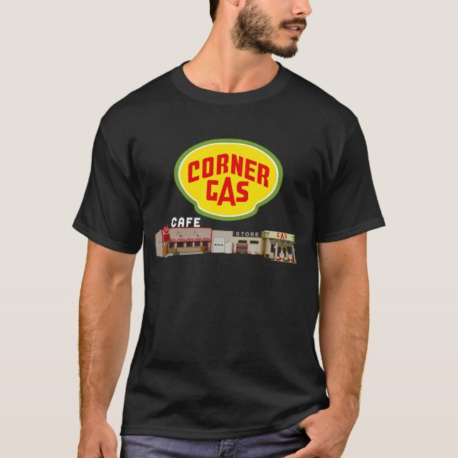 Camiseta Corner-Gas-Logo-And-Station-Womens (Anverso)