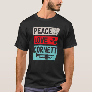 Camiseta Cornett Musical Instrument Cornett Player Cornetto
