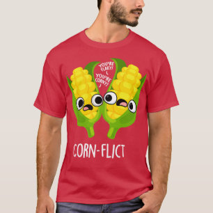 Camiseta Cornflict Cute Corn Flake Pun 1