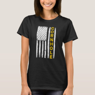 Camiseta Cornhole 4 de julio Bandera Patriótica