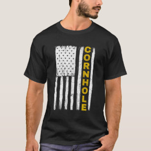 Camiseta Cornhole 4 De Julio Bandera Patriótica