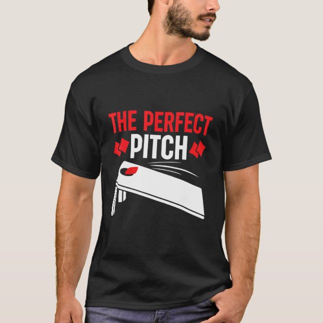 Camiseta Cornhole Apperal The Perfect Pitch Cornhole (Anverso)