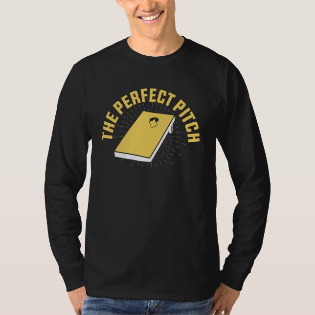 Camiseta Cornhole Apperal The Perfect Pitch Cornhole 2 (Anverso)