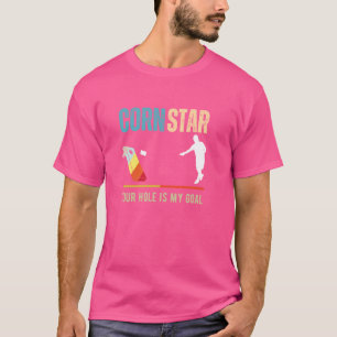 Camiseta Cornhole Art Hombres Mujeres Corn Hole Bag Toss To