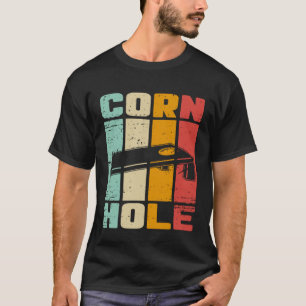 Camiseta Cornhole Bag Cornhole Set Toss Game Retro Vintage