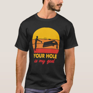 Camiseta Cornhole Bag Cornhole Set Toss Game Retro Vintage