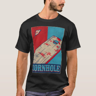 Camiseta Cornhole Bean Bag Cornhole Retro Vintage