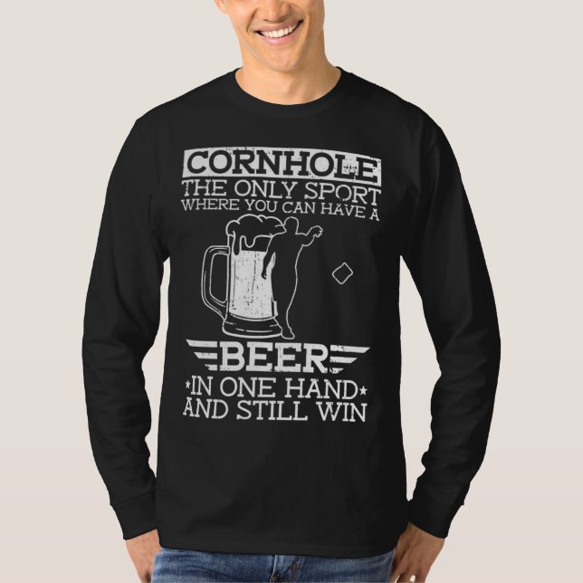 Camiseta Cornhole Beer   Cornhole  1 (Anverso)